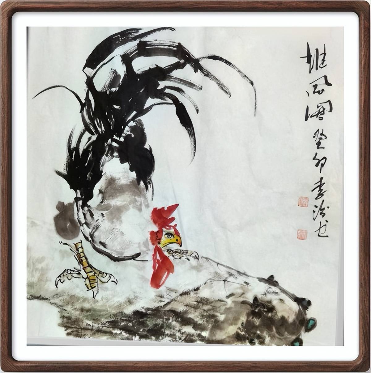 時代的高歌——賞畫家李治筆下的雄雞圖